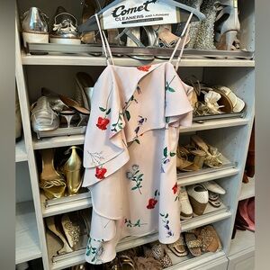 Elliatt pink floral mini dress